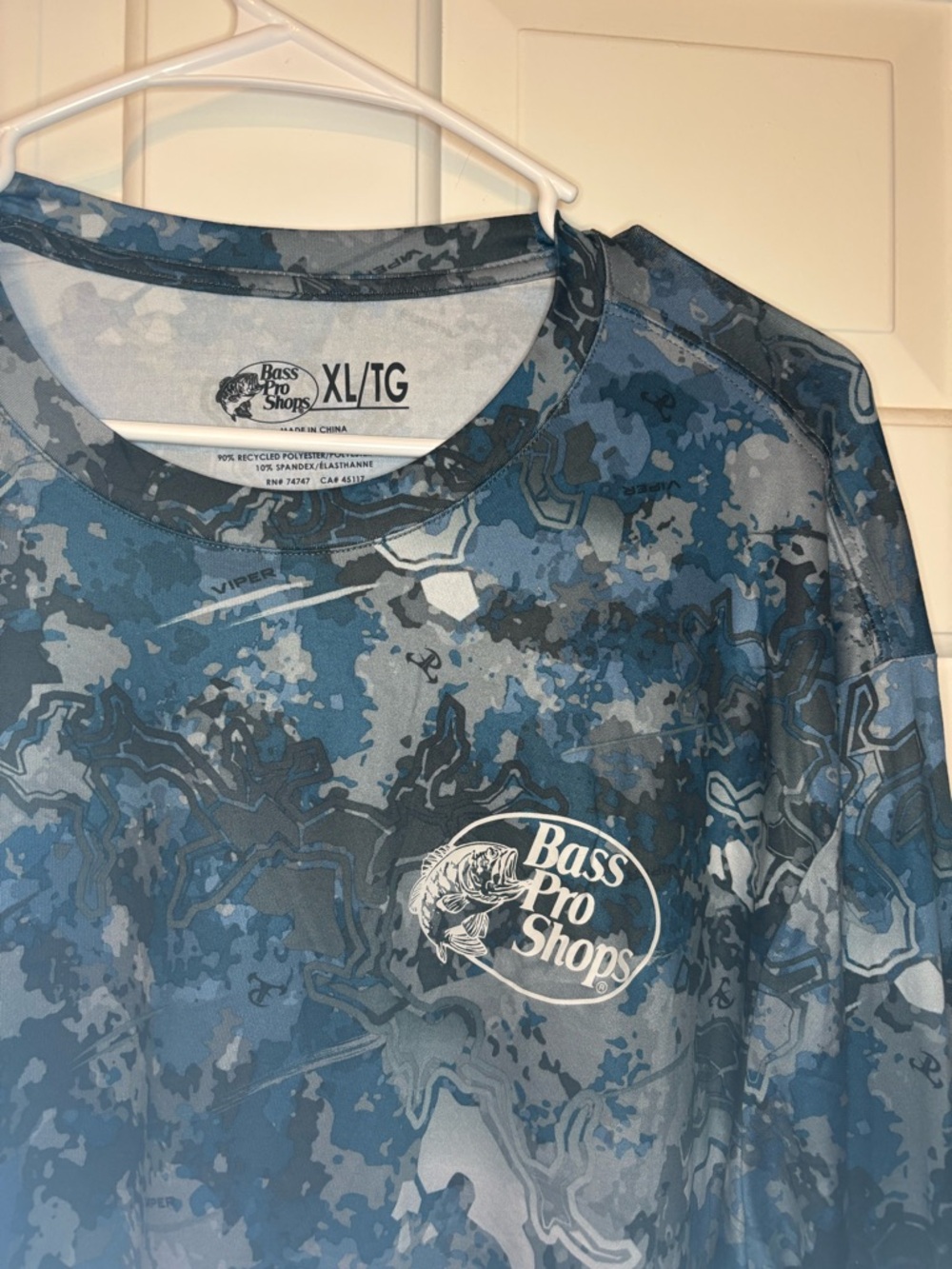 Bass Pro Shops Blue Camo Performance Tee